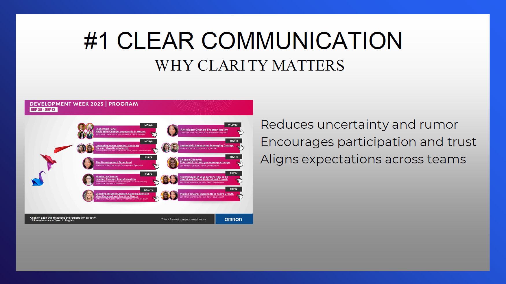 3. Omron Presentation Slides: Development Week thumbnail